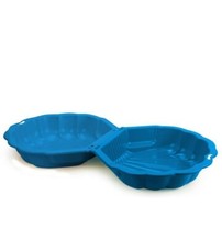 SABBIERA A CONCHIGLIA CON PISCINA BLU/AZZURRA IN PLASTICA ITALIA