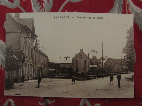 Cpa lacanche quartier la - quartier,