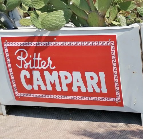 Campari bitter targa stile - campari,