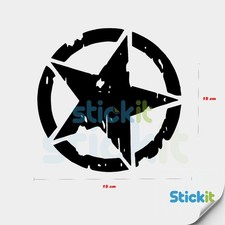Adesivo Stella Militare 15x15