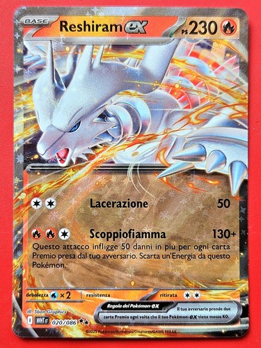 Carta pokemon reshiram - reshiram,