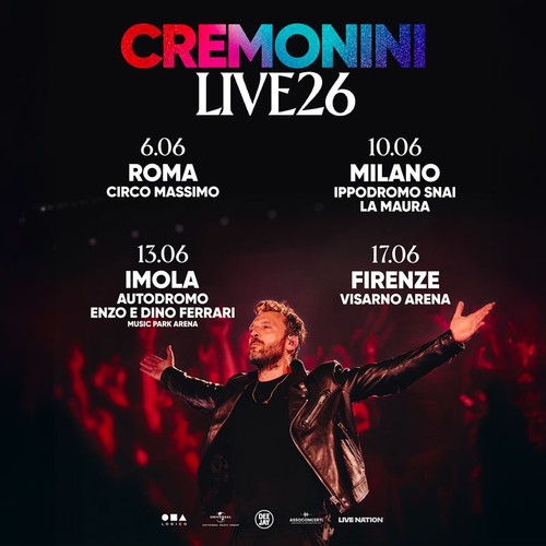 Biglietto concerto cremonini - biglietto,