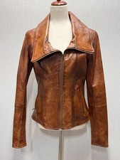 Giacca pelle italiana marrone