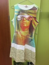 CUSTO BARCELLONA  ABITO VESTITO VESTITINO DONNA EUR 38