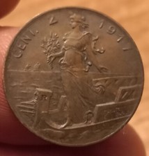 Moneta 2 Centesimi 1917 Prora, Vittorio Emanuele III, Rif. 5815