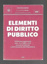 ELEMENTI DI DIRITTO PUBBLICO -
