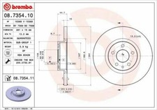 PAIR OF BRAKE DISCS BREMBO ANT