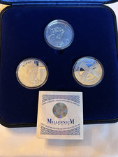 Tris monete giubileo millenium