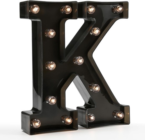 Black bar sign marquee - "k",