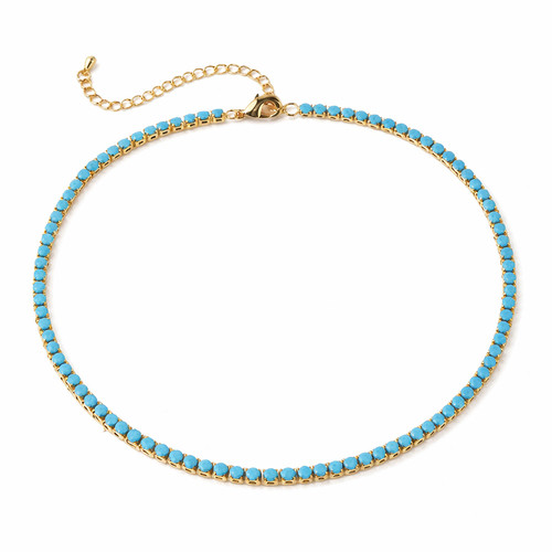 Collana girocollo tennis