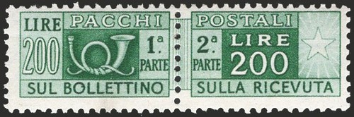 Italia repubblica 1948 pacchi - italia,