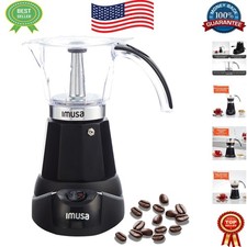 Stylish Black Coffee Machine