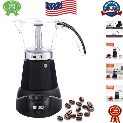 Stylish black coffee machine - stylish,