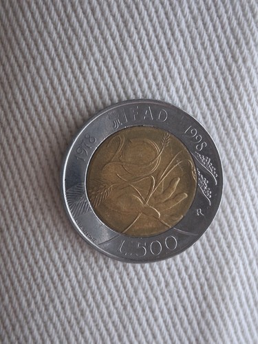 Moneta 500 lire ifad - moneta,