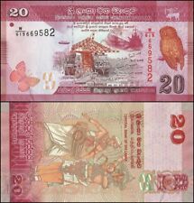 SRI LANKA 20 Rupees 2020 UNC P 123 g