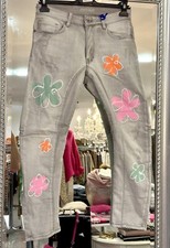 1216 BAGGY BOYFRIEND CON FIORI