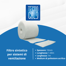 ROTOLI CON FILTRO SINTETICO DI ARIA IN POLIESTERE PER VENTOLE DA CONDIZIONAMENTO