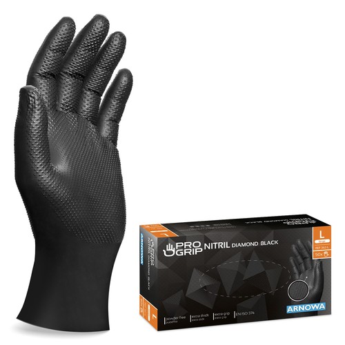 50x progrip guanti nitrile - 50x,