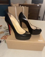 CHRISTIAN LOUBOUTIN DECOLTE NERO