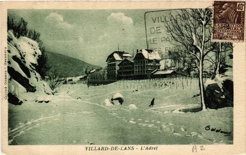 Cpa villard lans l - -, l'adret