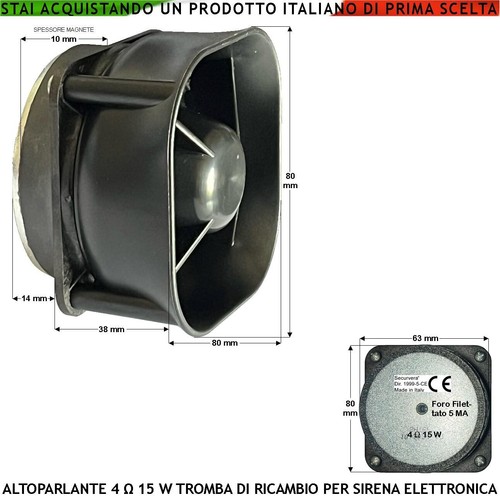 Tromba magnetodinamica - tromba,