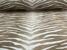 Tenda/tessuto rivestimento di design Zebra TAN & AVORIO