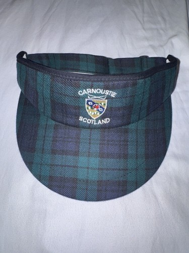 Visiera torneo golf plaid