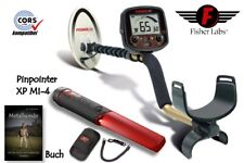 Fisher F19 con bobina di ricerca dell'oro e pinpointer MI-4 e manuale cacciatore di tesori