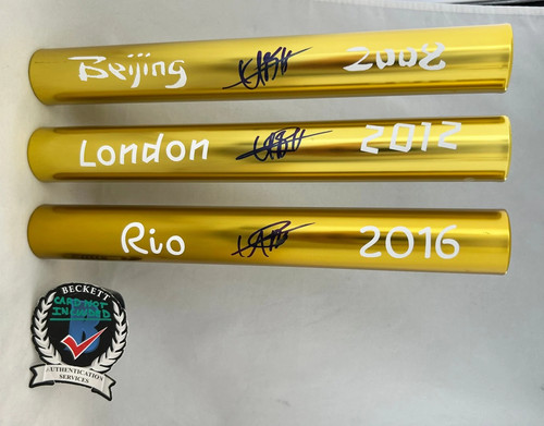 Usain bolt firmato baton - bolt,
