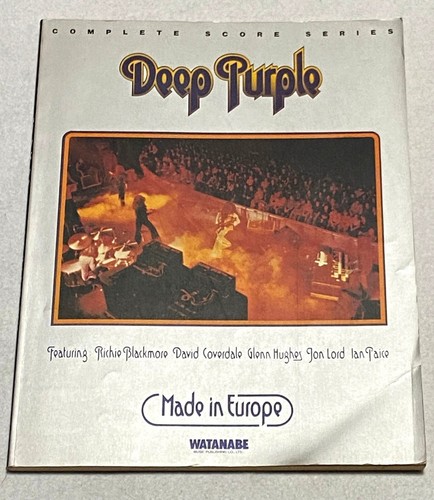 Deep purple made europe - deep,
