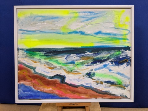Quadro tela paesaggio marino - tela,