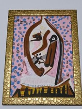 Pablo Picasso , Framed oil on