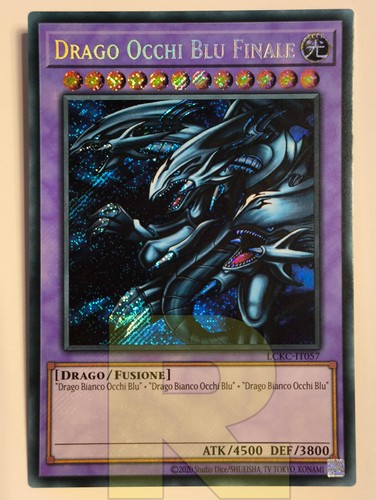 Drago occhi blu finale - occhi, rara