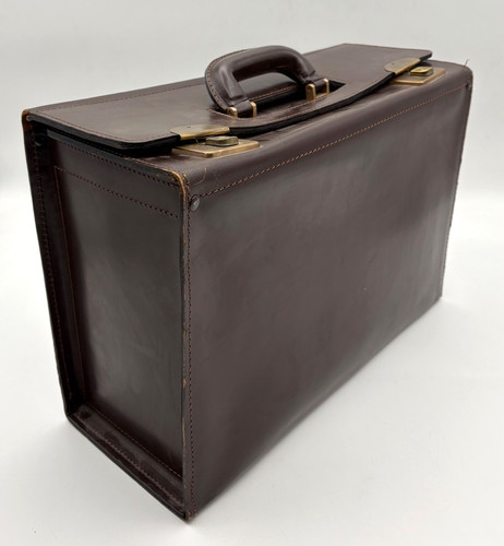Borsa pilota cuoio marrone - in,