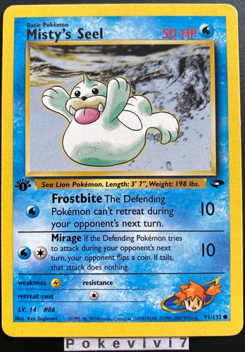 Carte pokemon misty - pokemon, misty's