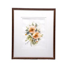 Vintage Acquerello Dipinto