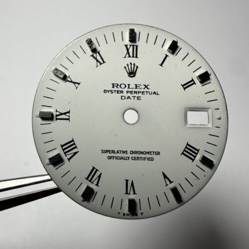 Rolex date white roman - rolex,