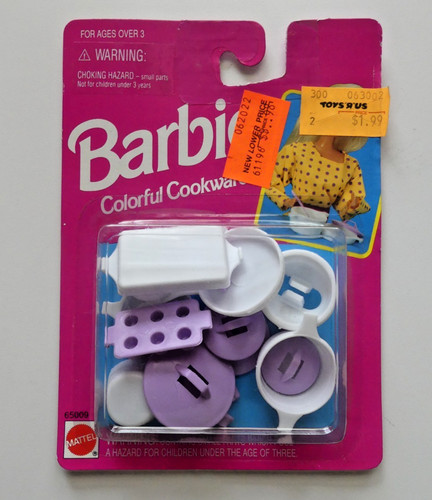 Barbie 1993 pentole colorate - barbie, "pentole