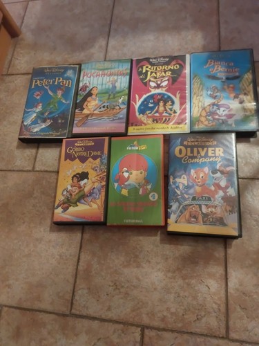 Lotto vhs disney non solo - vhs,