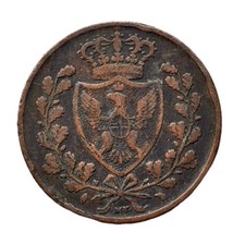 Italia 5 Centesimi 1826 Carlo