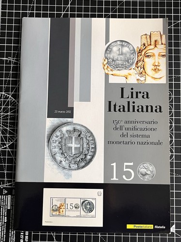Fp79 folder filatelico - #fp79, lira