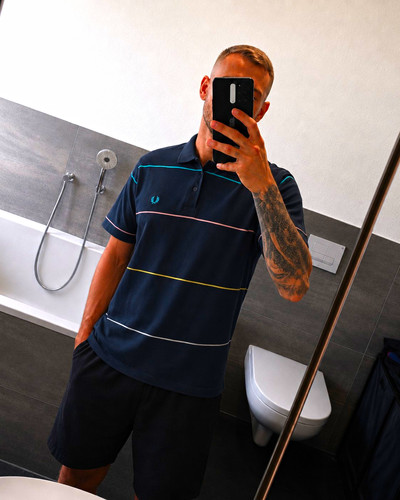 Fred perry polo uomo navy - uomo,