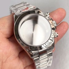 Cassa Acciaio 39mm Misura Quadrante 29mm per Orologio Cronografo Quarzo Daytona VK63 Zaffiro