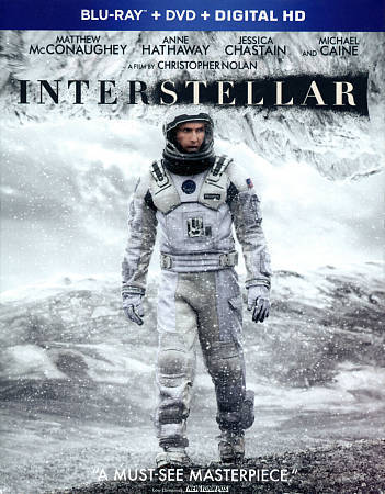 New interstellar blu - new, (blu-ray/dvd