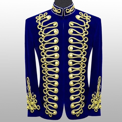Giacca militari velluto blu - in,