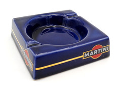MARTINI PORTA CENERE PUBBLICITARIO  VINTAGE '70/80 CERAMICA PIOLA