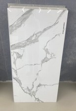 Piastrelle Porcellanato Carra Calatta Bianco e Grigio Lucido 60x120cm 43 Mq Affare Pallet