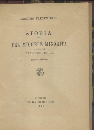 Anonimo trecentista storia di - anonimo,
