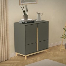 Credenza alta in MDF verde