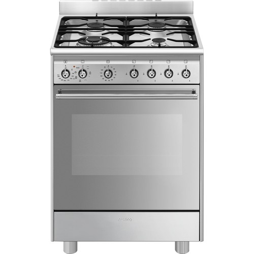 Smeg sx61gm cucina gas acciaio - sx61gm,
